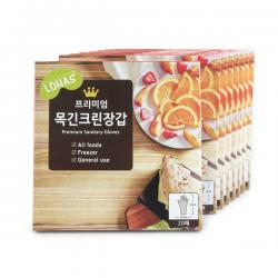 로하스 프리미엄 목긴크린장갑 20매, 8개