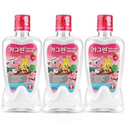 가그린 어린이용 구강청결제 딸기향 550ml 3개