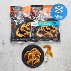 한만두 매콤한 갈비만두 냉동 420g 2개