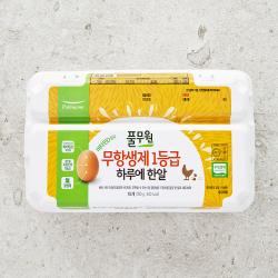 풀무원 무항생제 1등급 계란 15구 780g 1개