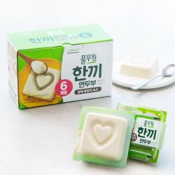 풀무원 한끼 연두부 + 참깨 흑임자 소스 120g 6개