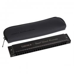 삼익악기 트레몰로 하모니카 STH-24GR, Black
