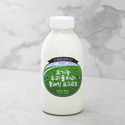 유기가공식품인증 우리울타리 플레인 요구르트, 500ml, 1개