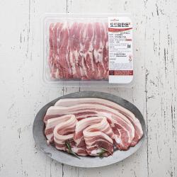 도드람한돈 미박 삼겹살 구이용 냉장 1kg 1개