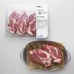 모아미트 보리먹인 캐나다산 냉장 통목살 에어프라이용 냉장 1kg 1개