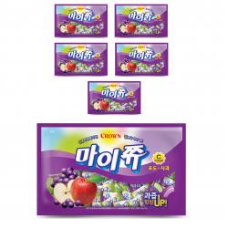마이쮸 포도 사과 캔디 720g 6개