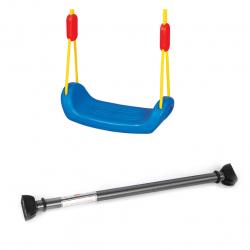 에듀플레이 패밀리그네 + 철봉 세트 그네 블루 