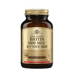 솔가 비오틴 5000 영양제 100정 1개