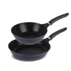 키친웰 하이브리드 이노블 코팅팬 2종 세트 혼합색상 궁중팬 24cm + 프라이팬 28cm