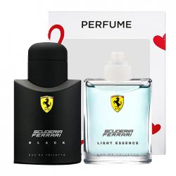 페라리 블랙 테스터 오드뚜왈렛 75ml + 라이트 테스터 오드뚜왈렛 75ml 세트 + 선물박스, 1세트