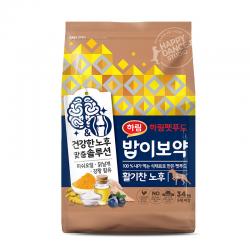 밥이보약 시니어 활기찬 노후 강아지 건식 사료 피쉬오일 + 닭날개 + 강황 3.4kg
