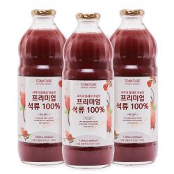 투네이쳐 프리미엄 석류 100퍼센트 원액, 1000ml, 3개