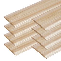 동진나무공장 실내 인테리어 DIY 삼목 루바 1200 x 113 x 11 mm, 8개