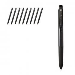 시그노 알티원 노크 젤잉크펜 Umn155 0.38mm 블랙 24 10개