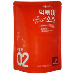 미쓰리 떡볶이소스 02 보통맛 780g 1개