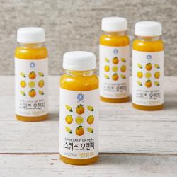 수가 스퀴즈 오렌지 185ml 4개
