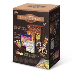 브레드가든 진저맨쿠키만들기세트 Diy 쿠키믹스 + 초코펜다크 + 백설탕 + 데코펜 4p 1세트
