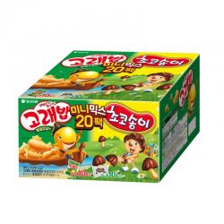 오리온 고래송이 미니믹스 과자세트 고래밥 볶음양념맛 10p + 초코송이 10p 1개