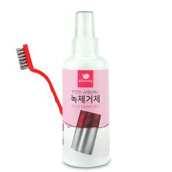 슬로웨이 스테인레스 녹제거제 + 브러쉬 세트, 150ml, 1세트
