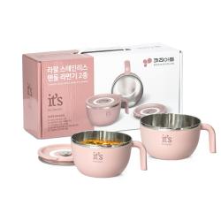 키친아트 라팔 스테인레스 핸들 라면기 2종 1세트