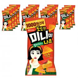 도도한나쵸 오리온 미니미나쵸 칠리치즈, 61g, 16개