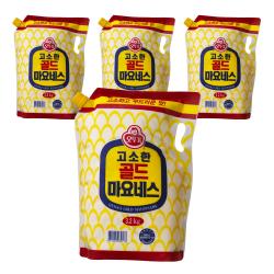오뚜기 골드마요네스 스파우트팩 3.2kg 4개