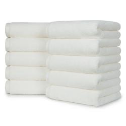 프리미엄 코튼 호텔타올 200g 40수 코마사 40 × 85 Cm 화이트 10개