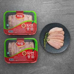 하림 무항생제 인증 자연실록 닭 안심 냉장 350g 2팩