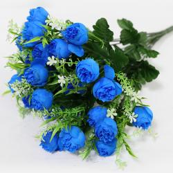 조아트 조화 성묘꽃 12대 케이라로즈 3p 블루