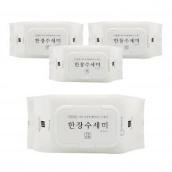 살림비책 일회용 뽑아쓰는 세제일체형 한장수세미 40p, 단일색상, 4개