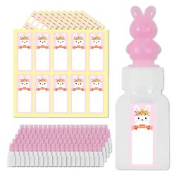 토끼 방수 스티커 + 토끼 약병 12ml 세트 100개