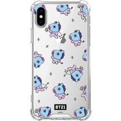 Bt21 라인프렌즈 투명 범퍼 휴대폰 케이스