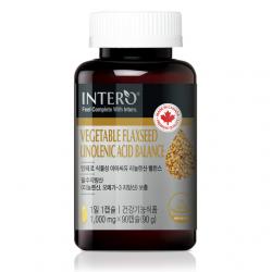 인테로 식물성 아마씨유 리놀렌산 90g 90정 1개