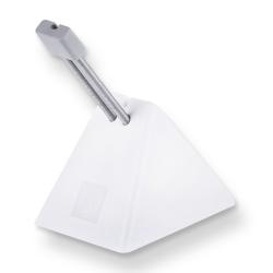빠밤 고급 번지대 마우스 주변용품 B11, 화이트 + 그레이, 1개