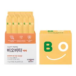 비오비타 배배 유아 낙산균 유산균 분말 스틱 1.5g 60개
