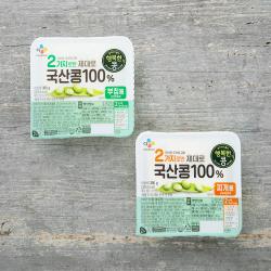 행복한콩 두부 국산콩 100퍼센트 두부 부침용 380g + 찌개용 380g 세트 1세트