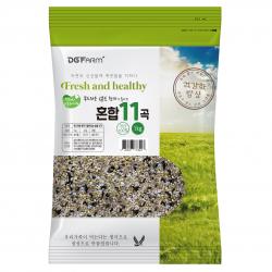 부드러운 현미가 들어있는 혼합 11곡, 1kg, 1개