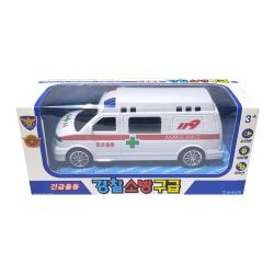 긴급 출동 구급차 작동완구 혼합색상