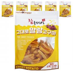 참좋은간식 그대로 말랑 스틱 고구마 건조간식 250g, 고구마맛, 6개