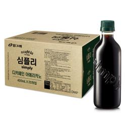 아카페라 심플리 디카페인 아메리카노 커피 400ml 20개