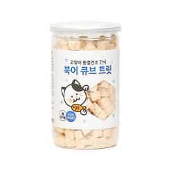 뽀시래기 고양이 동결건조 간식 큐브 트릿 북어 1개
