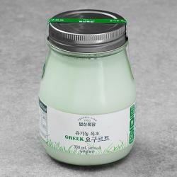 범산목장 유기농 인증 목초 그릭 요구르트 350ml 1병