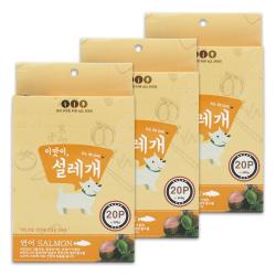 설레개 강아지간식 15g 연어맛 60개