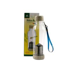 청백원 휴대용 표일배 티텀블러 중 + 스트랩 + 천케이스 세트 혼합색상 580ml