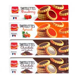 폴트 타르트 딸기 150g + 살구 150g + 초콜릿 앤 헤이즐넛 150g X 2p 세트 1세트