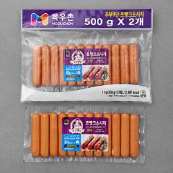 목우촌 주부9단 프랑크 소시지 500g 2개