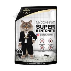 마이도미넌트 슈퍼 벤토나이트 고양이 모래 11kg 1개