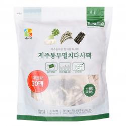 석하 제주 통무 멸치 다시팩 30개 16g