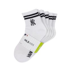 Mlb 아동용 빅 투라인 로고 중목 양말 5족
