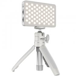 VIJIM 화이트 Combo 1 미니포켓 LED 조명 삼각대 KIT세트, VL120, 1세트
